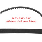 Caltric Drive Clutch Belt For Polaris Outlaw 50 2008-2013 2015-2019 0453455