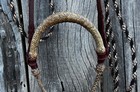 Luis Ortega Vintage 3 8  Rawhide Hackamore - Wall Hanger