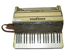 Ancona By Soprani Accordion W  Original Case - Vintage