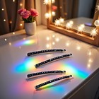 4pcs Black Rhinestone Barrettes crystal Diamond Bobby Pin shiny Hair Pin spar   