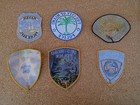 Police  Shoulder Patches Lot Of 6