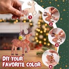 40 Pcs Wooden Christmas Ornaments  20 Styles Diy Wood Crafts A-40 Wood Slices