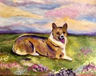 Hand Painted Custom Pet Portrait Commission  11x14 Inches Acrylic Canvas Dog Cat