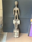Large Mossi Karanga Crest Mask With Standing Female Figure - African Art 36 