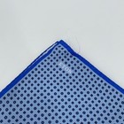 Eton Pocket Square Mens One Size Blue Floral Dot Silk Luxury Formal Handkerchief