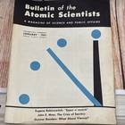 Bulletin Of The Atomic Scientists 1961 Magazine Of Science Lot Of 6 rare Vintage
