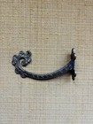 Vintage Ornate Cast Brass Filigree Arm Greek Key Swirl Hook Salvage As Is