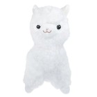 Cuddly White Alpaca Llama Lamb Toy - 7  Stuffed Animal Cushion Plush Doll Val   