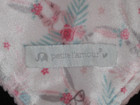 Petite L amour Plush Bunny Security Blanket Baby Lovey Pink Flowers Floral