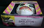 Vintage Ben Cooper Skull Skeleton Costume 1960   s Halloween Costume Unused