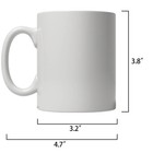 Love Football Coffee Mug Funny Sports Ceramic Cup - 11oz