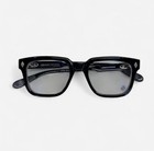 Chrome Hearts Ambidixtrous Square Sunglasses Black Acetate  Gray Mirrored