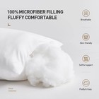 Acanva 18 X 18 Premium Polyester Stuffer Square Form Sham Throw Pillow Inserts