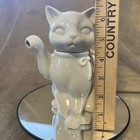 Vintage 70s Crowning Touch Japan Happy Cat Teapot 14 Ounce 6 1 2  Full Sticker