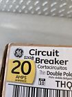 Lot Of 10 - Ge General Electric Circuit Breaker Thqp220 2 Pole 20 Amp