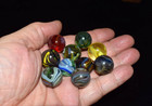    vintage Choice Picks Mixed Jabo das Marbles Lot Of 10 Size   Or -  750  Mint   