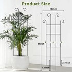 Trellis For Climbing Plants Indoor  4 Pack 31   Metal Plant Trellis Indoor Fo   