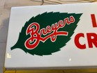 Old Breyers  Ice Cream Back Light Hanging Sign - Clean-dairy  lighted Sign
