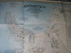 Pinnipeds   Antarctica South Pole Map April 1987 National Geographic