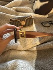 Fendi 692 550 52 Women   s Oval Sunglasses Brown Frame brown Tinted Uv400 Vintage