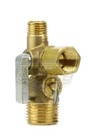 1 2  Male Npt Air Compressor Tank Manifold Valve With Ball   Relief 1 4  Port