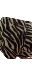 Women s Xs Regular Cotton Zebra Animal Print Shorts Black White Pink Bow