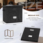 Sturdy Vinyl Record Storage Box Album Holder Case Holds 50 Plus Lps