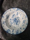 Vintage Winnie The Pooh Blue Toile Soup Bowl A