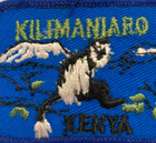 Vintage Kilimanjaro  Kenya Patch--monkey