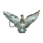 Vintage Metal Figural Eagle Belt Buckle 5 1 2  Unbranded 