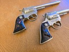 Set Of 2 Vintage Hubley Wyatt Earp Buntline Special Cap Gun Pistols Read Ad