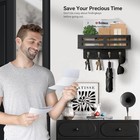 Key Holder Wall Mount 10 Inch Decorative And Mail For With Organizer   4 Hooks