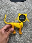 Vintage 1998 Flexo-kitty Bendable Photo Frame Orange Cat Tabby Cat Picture Kitty
