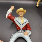 Vintage   Roy Rogers And Trigger Plastic Toy By Heartland   1950 s