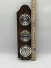 Vintage Taylor Weather Station Barometer Thermometer Humidity Wooden Wall Mount