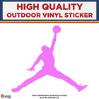 Jordan Jump Man Die Cut  High Quality Vinyl Stickers
