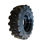4-10-16 5 Sks732 Skid Steer Tires rims black for Bobcat case new Holland   More
