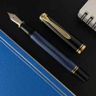 Pelikan Souveran Edition M800 18k Fountain Pen  Blue Black Extra Fine Nib Ef