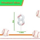 Baseball Birthday Candle - Number 8 Candle For Baseball Cake Topper  Sports T   