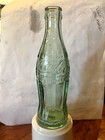 Vintage Collectible  1960 Hobbleskirt Coke Bottle  Us Patent Office  6 1 2 Oz  