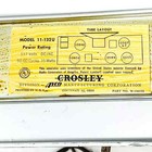 Vintage Crosley 11-132u Jewelers Radio Antique Sterling Tabletop 1951 Rare