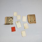 Vtg Dollhouse Miniature  Collector s Miniature Calendar Fake Books Newspaper Lot