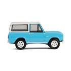 1966 Ford Bronco Custom Suv - Blue Diecast 1 64 Scale Model - Greenlight 37320a