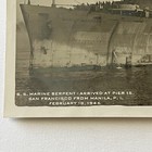 Vintage Gelatin Silver Photograph Ss Marine Serpent Navy Ship San Francisco 1946