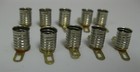 Pack Of 10 Miniature Lamp Base For Dc E-5 Threaded Base Lamp Lighted Art Trains