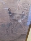 Large Framed Chinese Qing Dynasty Painting On Silk With Seal Marks