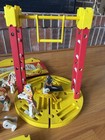 Vintage 1960s Fisher Price 900 Circus Wagon Wooden Animals Parts Train Big Top