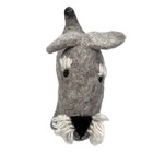 Hamro Village Plush Schnauzer Dog Stuffed Animal Toy 12 5  Gray Collectable