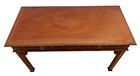 Vintage Baker Furniture Writing Table Historic Charleston Chippendale Mahogany