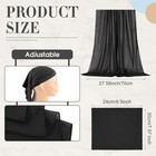 Instant Hijab Scarf Set Chiffon Muslim Head Scarf With Undercap For Women